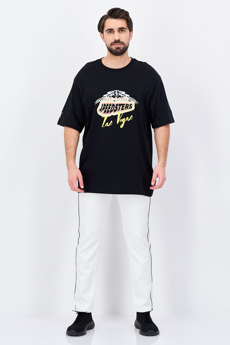 Puma x Scuderia Ferrari Men Sportswear Fit Short Sleeve Outdoor T-Shirt, Black - Image 4